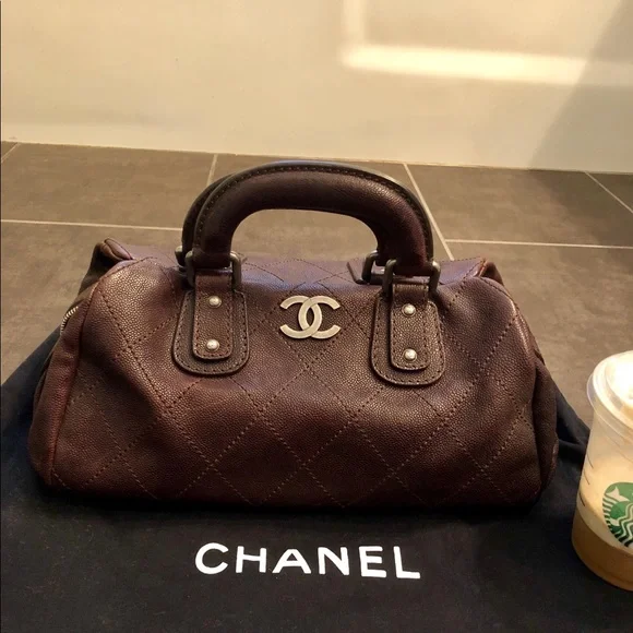 CHANEL Brown Satchel Bag - Picture 1 of 10